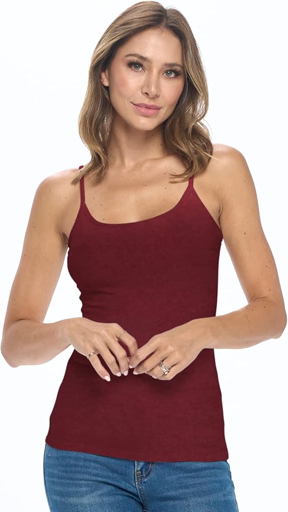 Natural Uniforms Women's Camisole Tank Top-Breathable Cotton Stretch