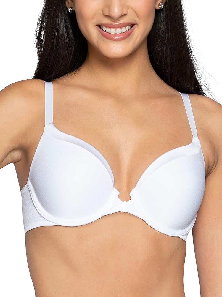 Vanity Fair Women's Illumination Front Closure Bra, 3-Way Convertible Straps, Lightly Lined Cups up to DD