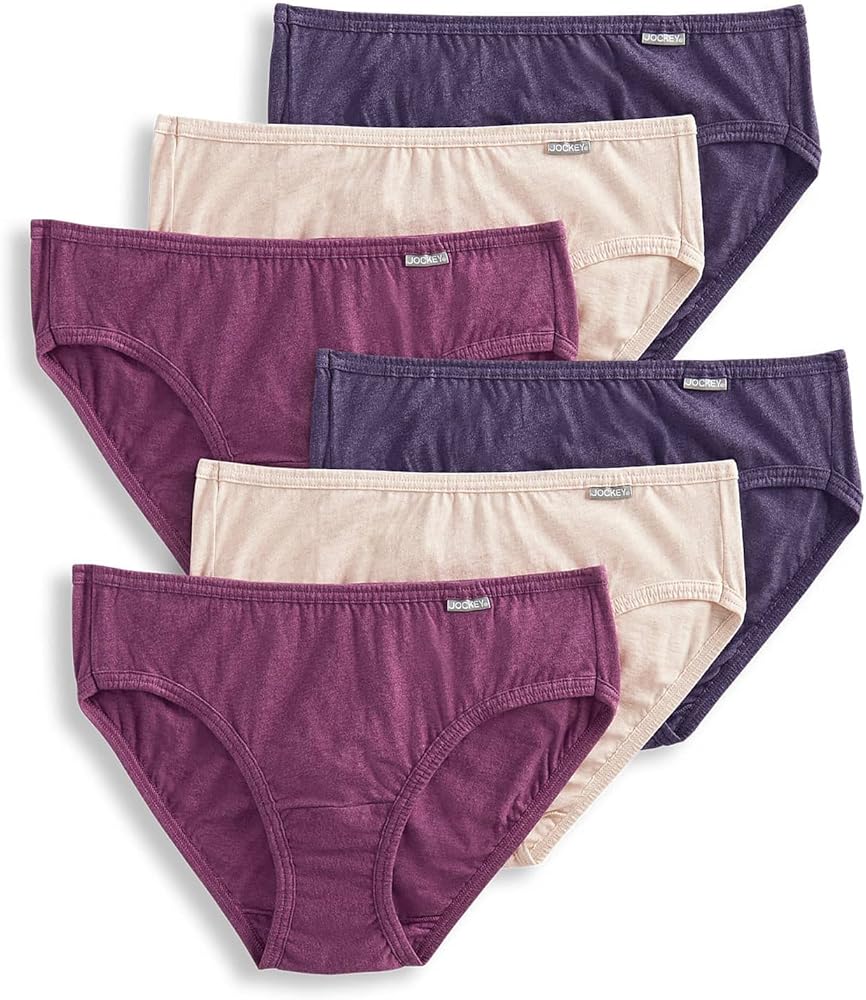 Jockey Women's Underwear Elance Bikini - 6 Pack