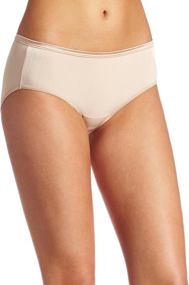 Vanity Fair womens Illumination Hipster Panties, Silky Stretch & Satin Trim