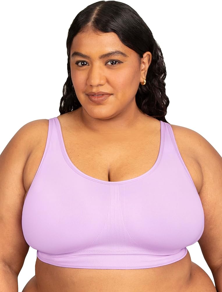 Fruit of the Loom Women's Fit for Me 360 Stretch Plus Size Supportive Seamless Bra