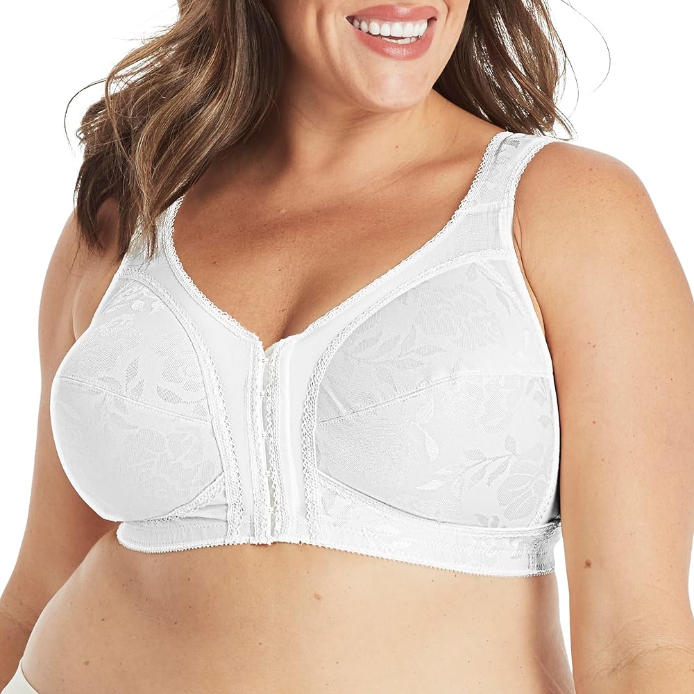 PLAYTEX womens 18 Hour Front-close Wirefree Bra W/ Flex Back Us4695