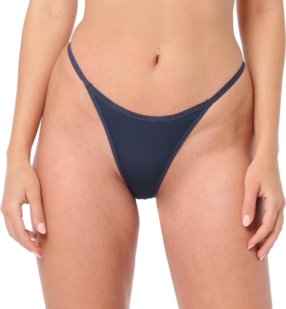 Calvin Klein Women's Ideal Micro Low Rise String Thong