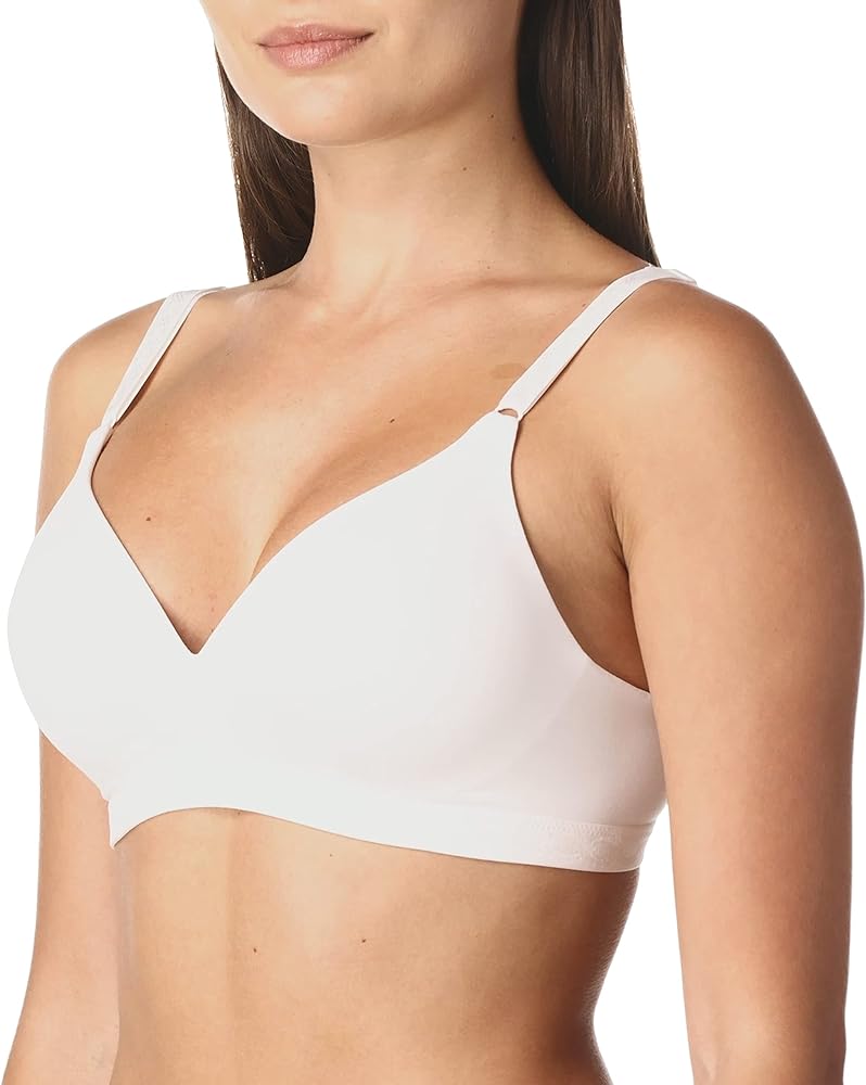 Warner's Women's Cloud 9 Super Soft Wireless Lightly Lined Comfort Bra 1269, White, 36C