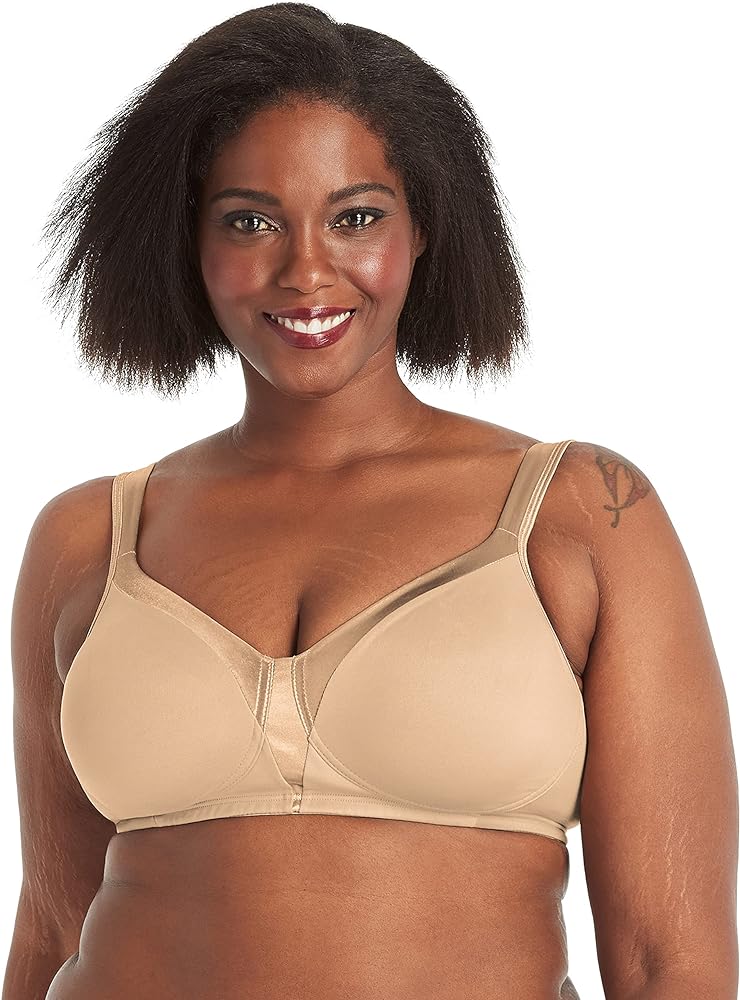 PLAYTEX Women's 18 Hour Silky Soft Smoothing Wireless, Full-Coverage T-Shirt Bra, Single Or 2-Pack