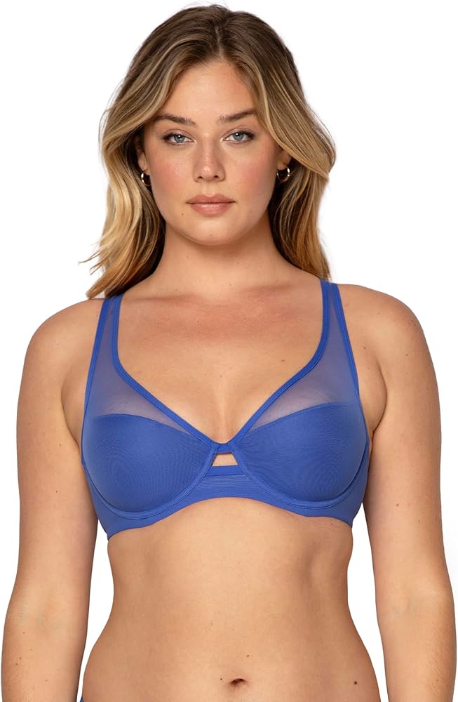 Smart & Sexy Women's Mesh Plunge Bra