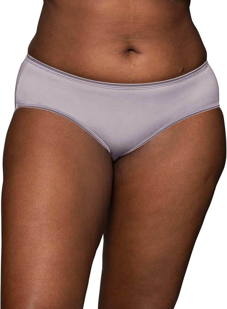 Vanity Fair Women's Illumination Hipster Panties, Silky Stretch & Satin Trim