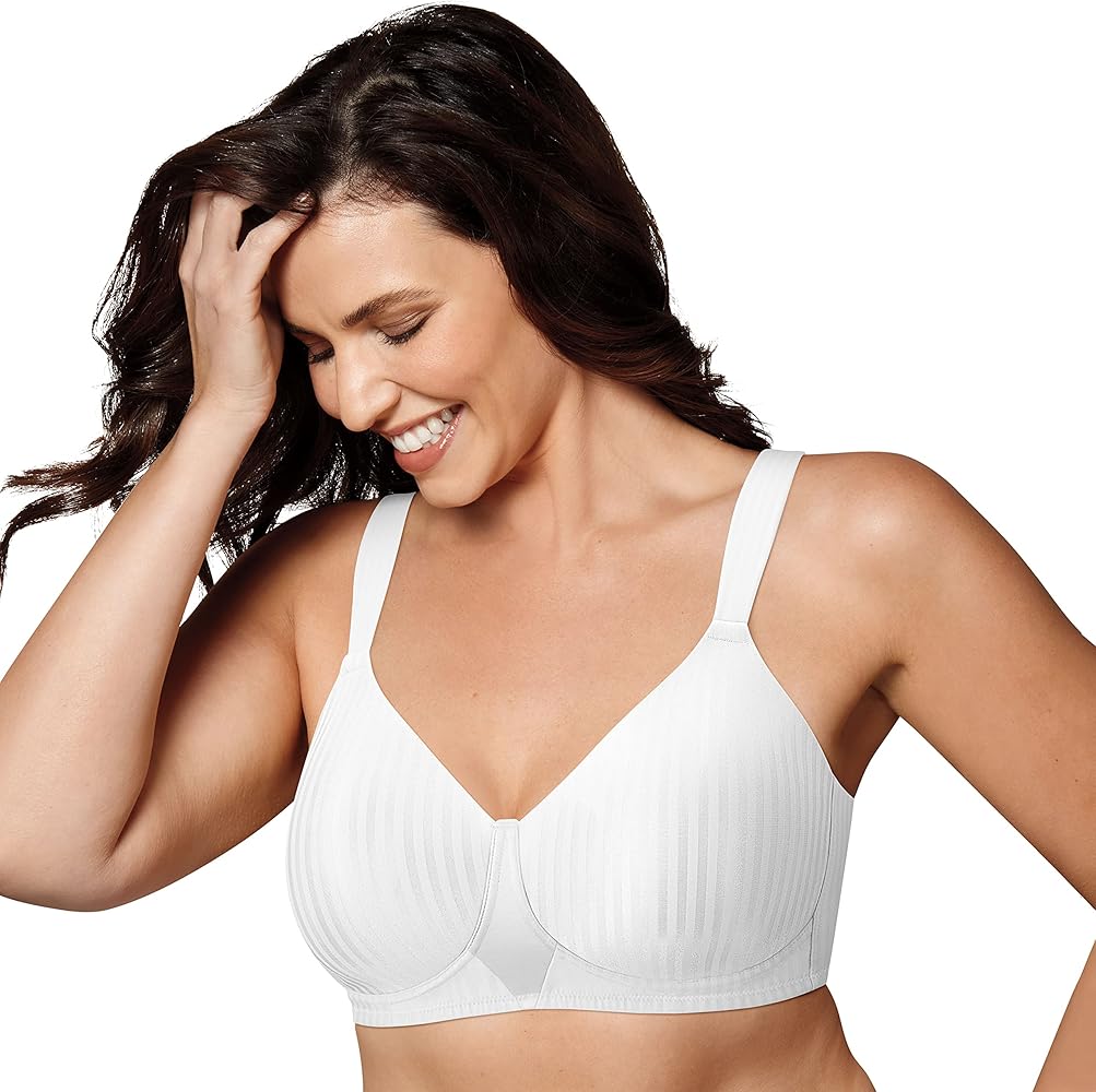 Playtex Womens Secrets Perfectly Smooth Wireless Bra, Full-Coverage T-Shirt Bra for Full Figures