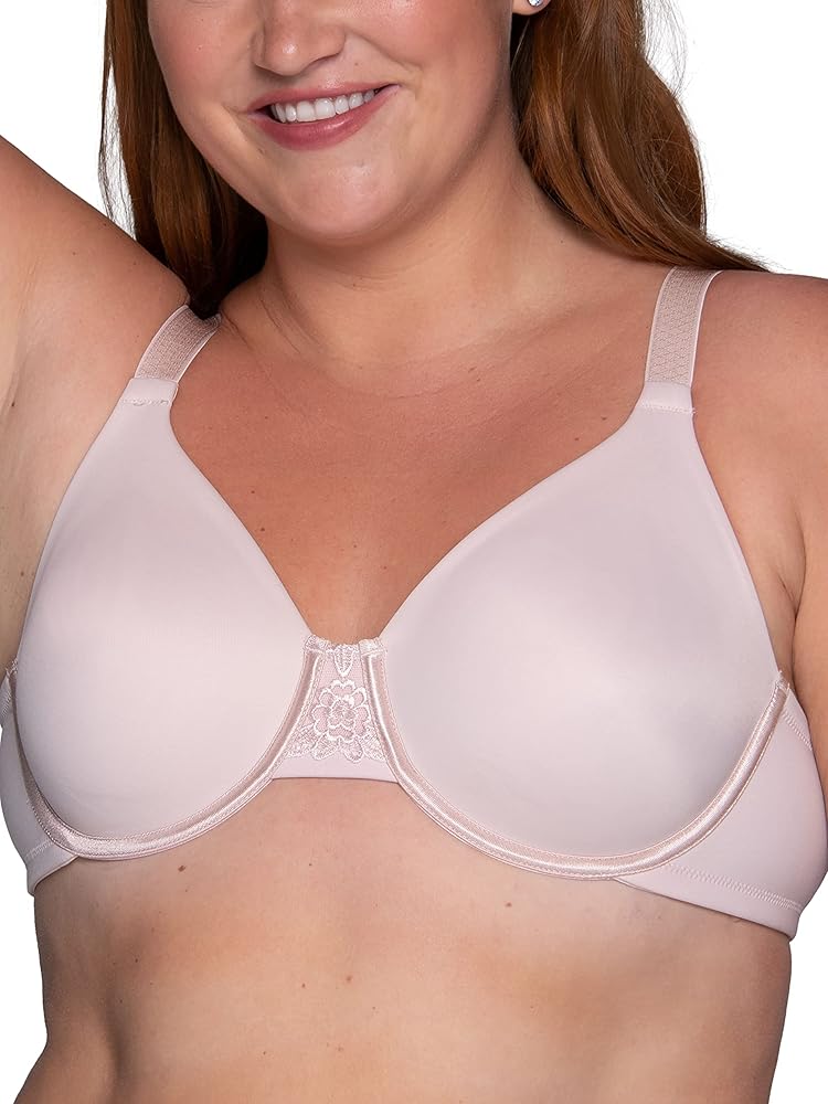 Vanity Fair Women's Beauty Back Smoothing Minimizer Bra, Minimizes Bust Line up to 1.5", Non Padded Cups up to H