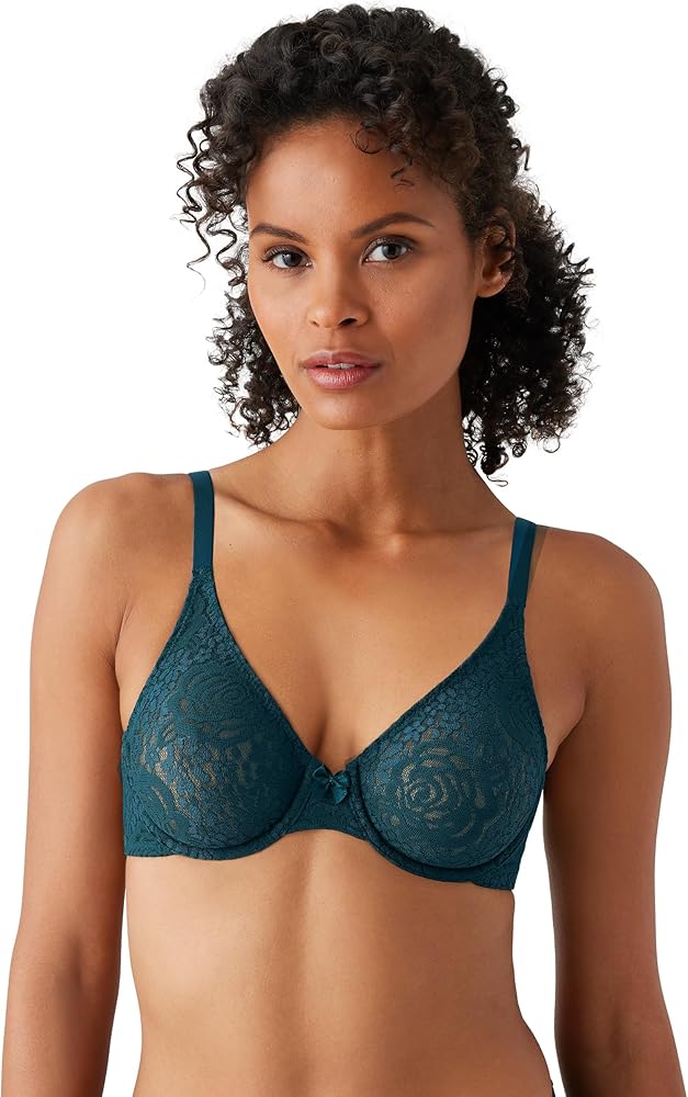 Wacoal Womens Halo Lace Underwire Bra