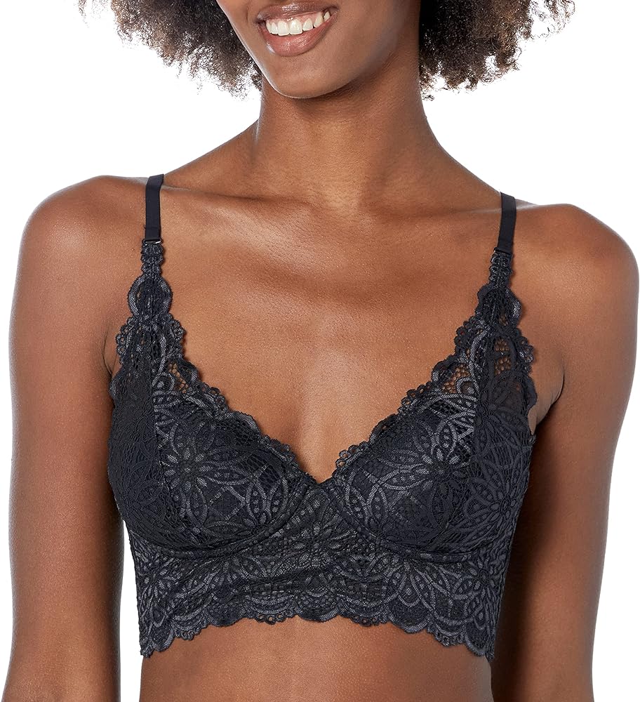 Maidenform Womens Lightly Lined Convertible Lace Bralette