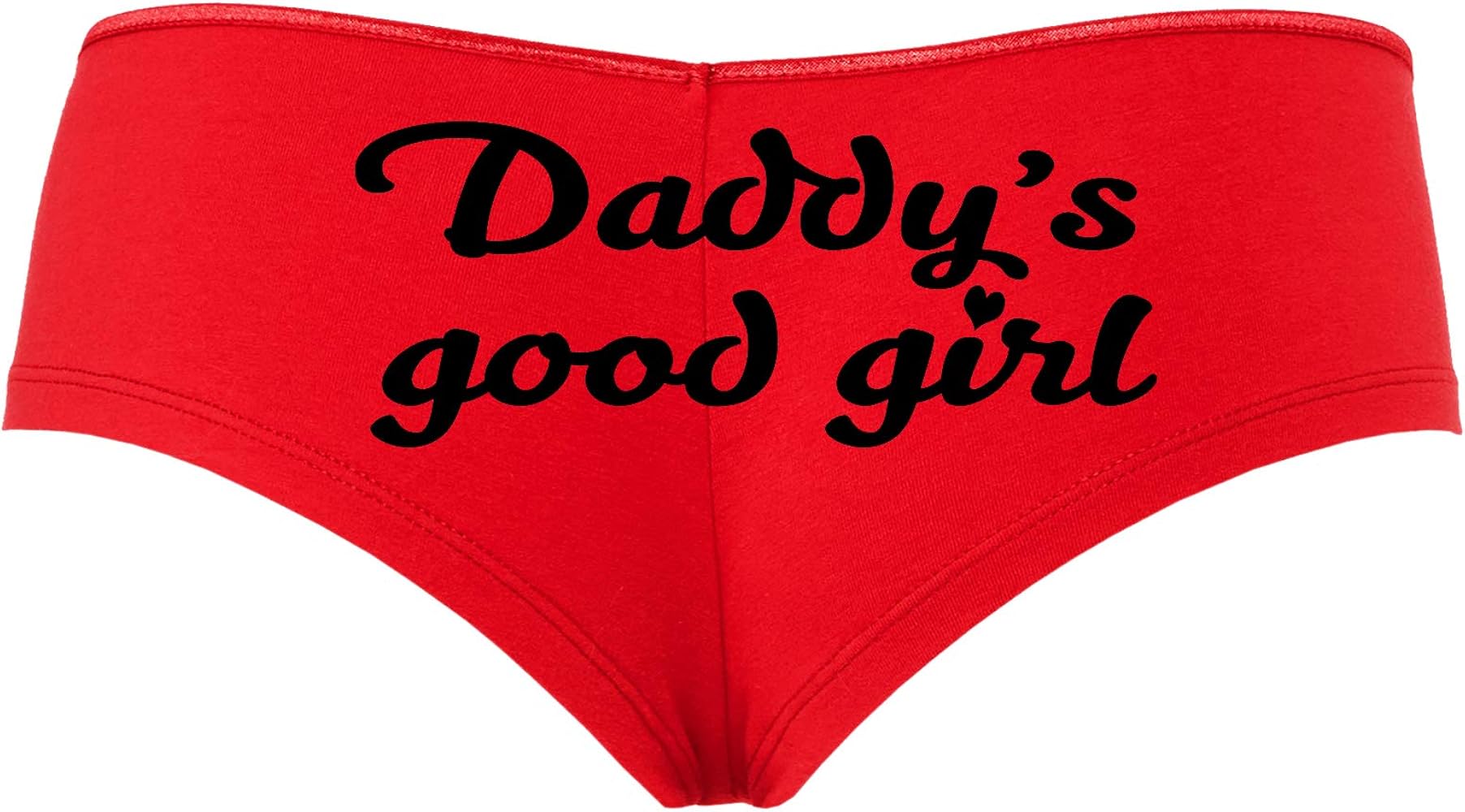 Daddys Good Girl Cute Sexy Red Boyshort Panties DDLG BDSM CGLG