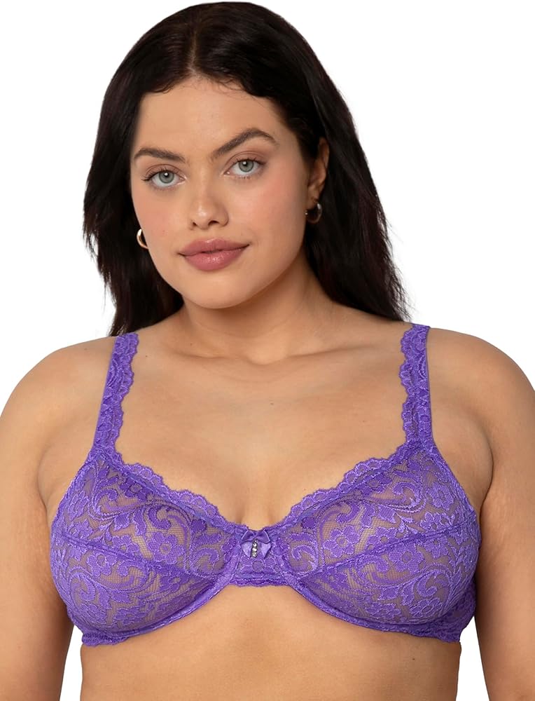 Smart & Sexy Women's Signature Lace Unlined Underwire Bra, Available in Single and 2 Packs