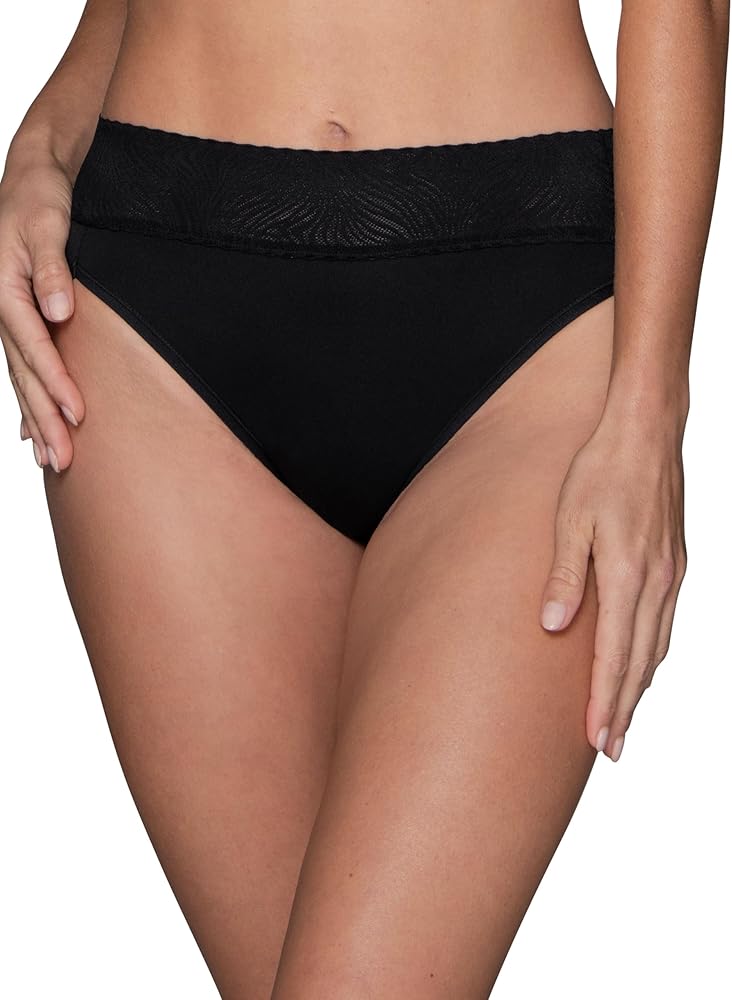 Vanity Fair Women's Effortless Panties for Everyday Wear, Buttery Soft Fabric & Lace