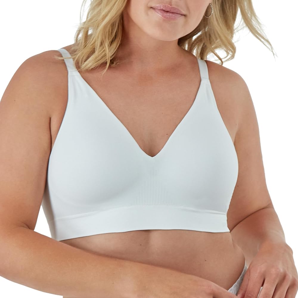 Bali Women's Wireless Bra, Comfort Revolution Modern Seamless Bra, Flex-to-fit Wirefree Bra