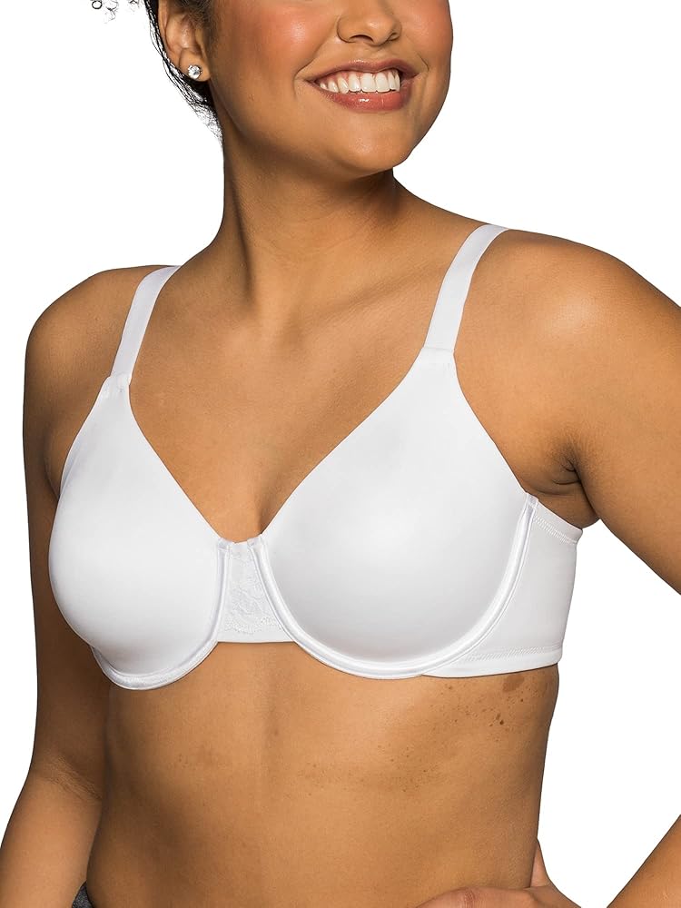 Vanity Fair Radiant Womens Smoothing Minimizer Bra, 44D, Star White