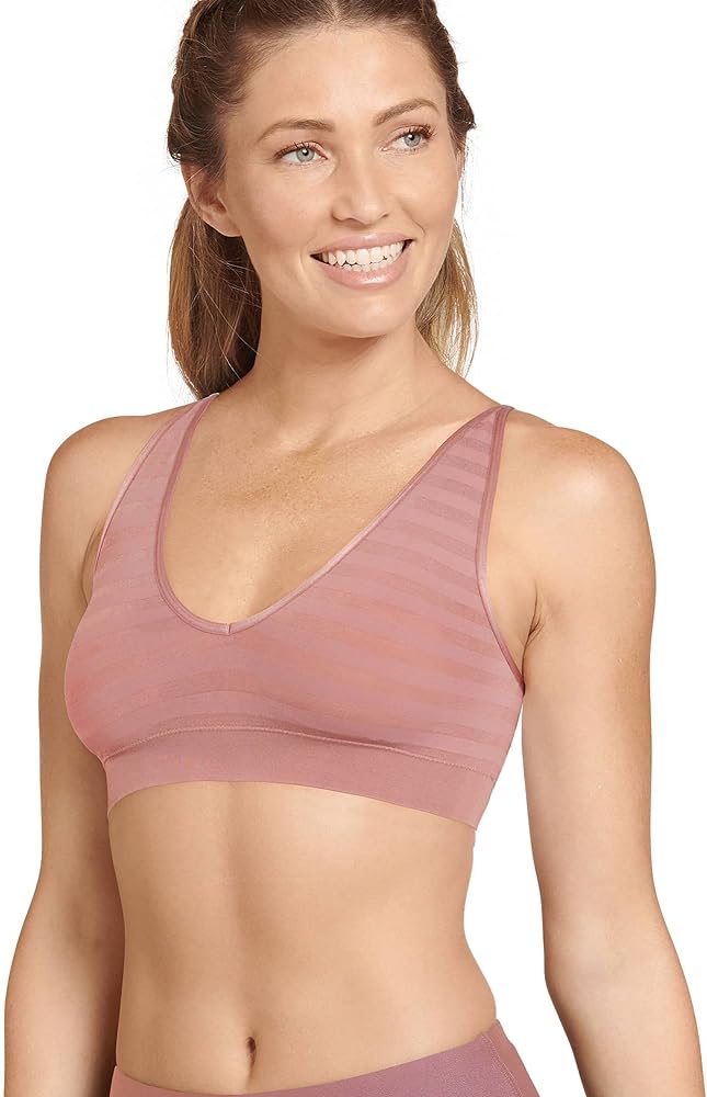 Jockey Women's Bra Matte & Shine Seamfree Bralette