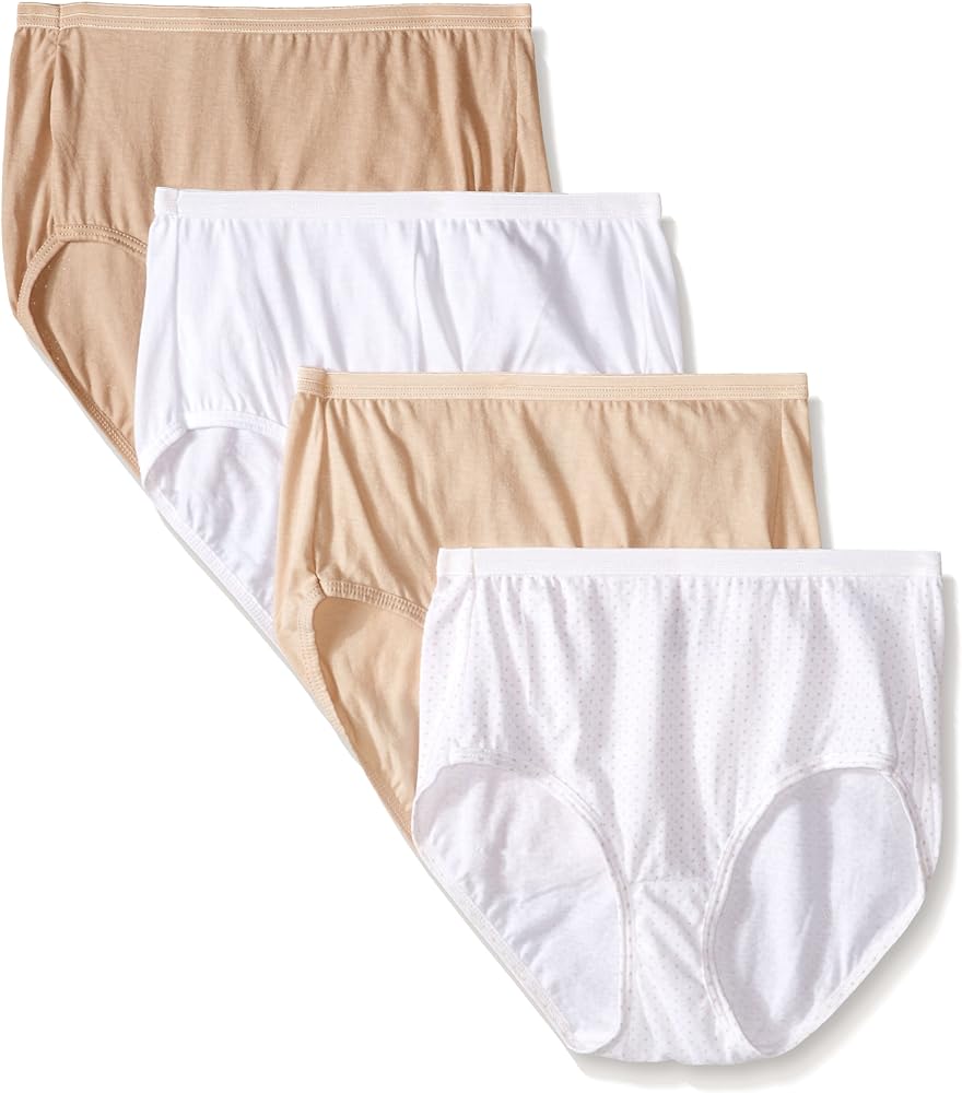 Hanes Womens 4-Pack Brief Panties