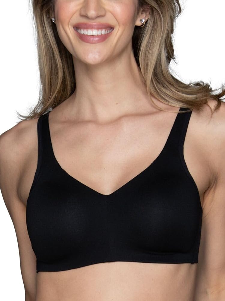 Vanity Fair Women's Wireless Bra, Soft Smoothing Fabrics & Breathable Cups, Simple Sizing Available S-3XL