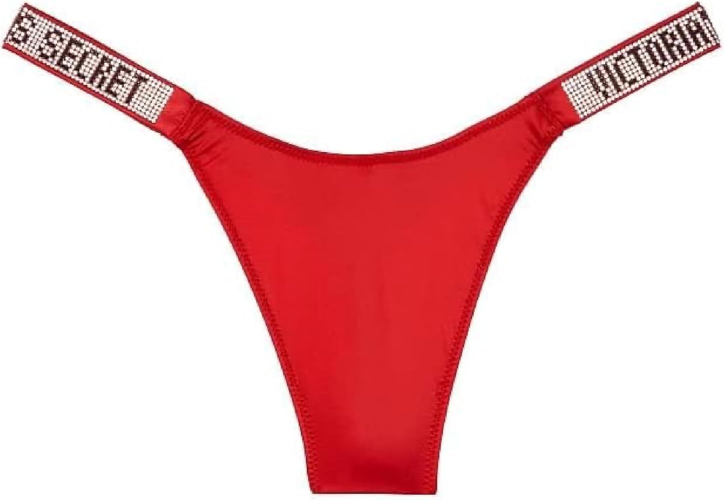 Victoria's Secret Women's Thong Underwear, Women's Panties, Very Sexy Collection Lipstick Red (XS)