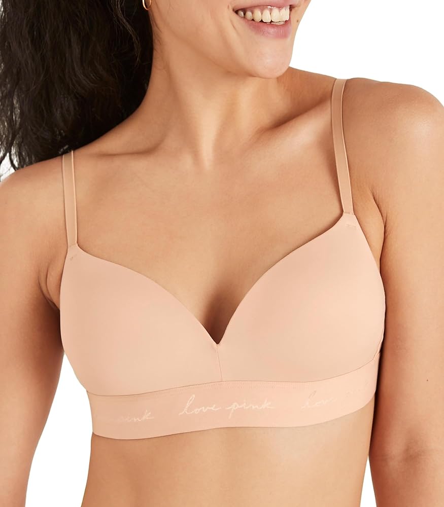 Victoria's Secret Women's PINK Wear Everywhere Push Up Wireless Bra, Bras for Women (32A - 38DDD)