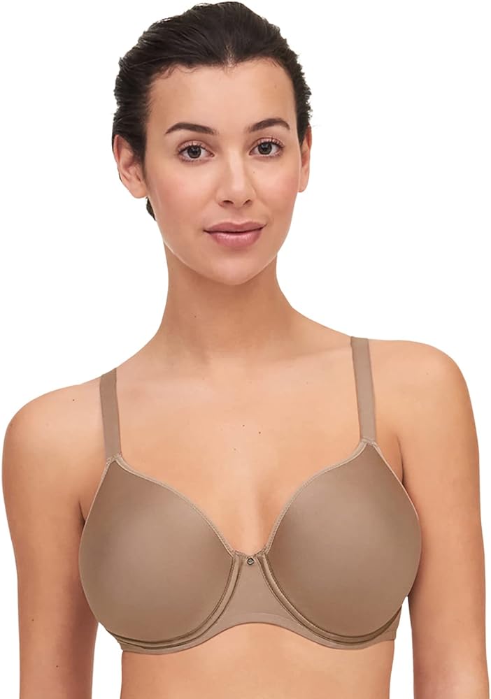 Chantelle Women's Comfort Chic Full Coverage Memory Foam T-Shirt Bra, Hazelnut, 38D