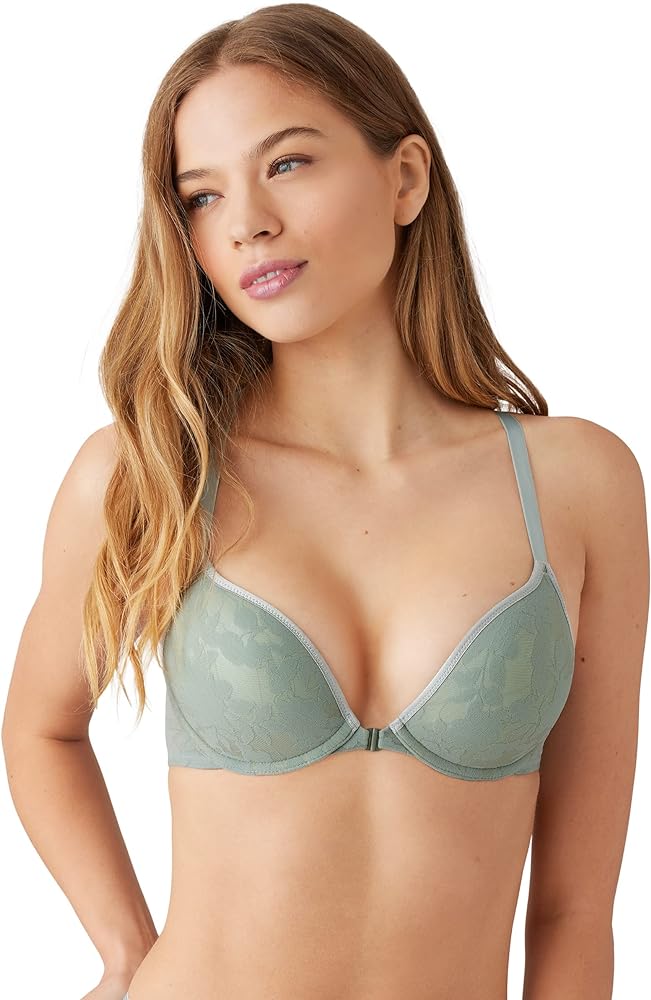 b.tempt'd Women's Shadow Scene Front Close Convertible Push Up Bra