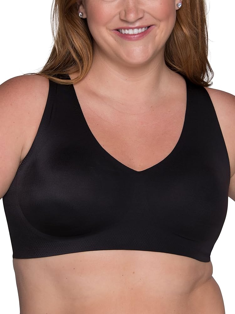 Vanity Fair Women's Beyond Comfort Sleek and Smooth Simple Sizing Wireless Bra