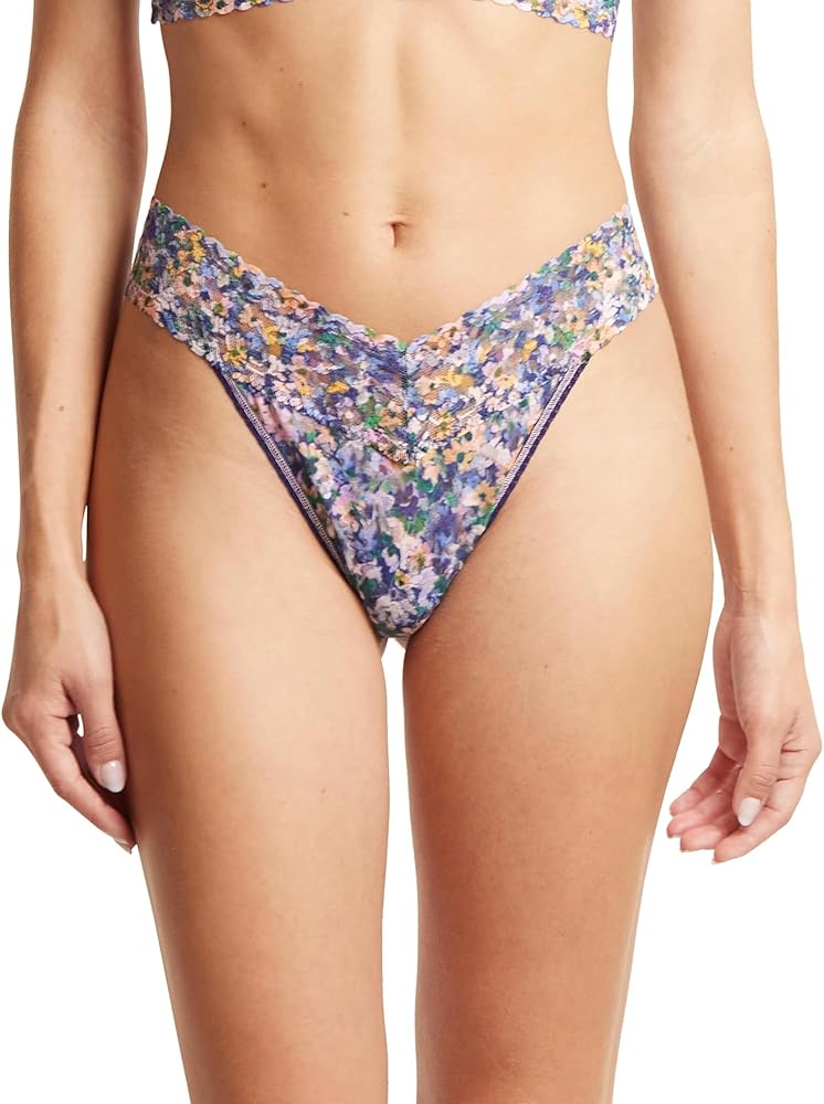 hanky panky, Printed Signature Lace Original Rise Thong, OS Fits 4-14