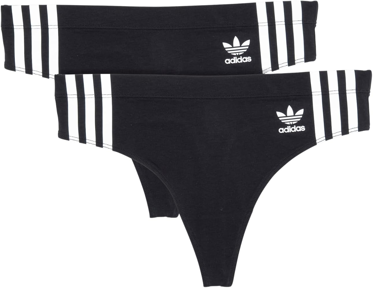 adidas Women's Wide Side Thong Panty Underwear