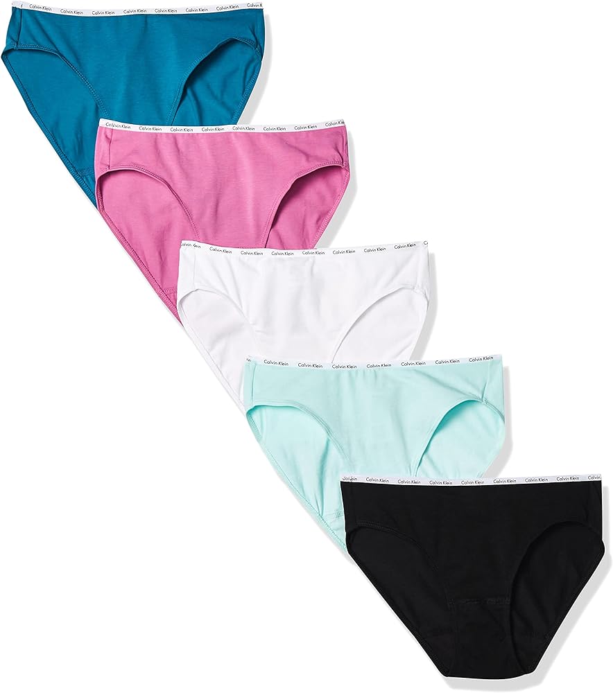 Calvin Klein Women’s Cotton Stretch Logo Bikini Panties, Multipack