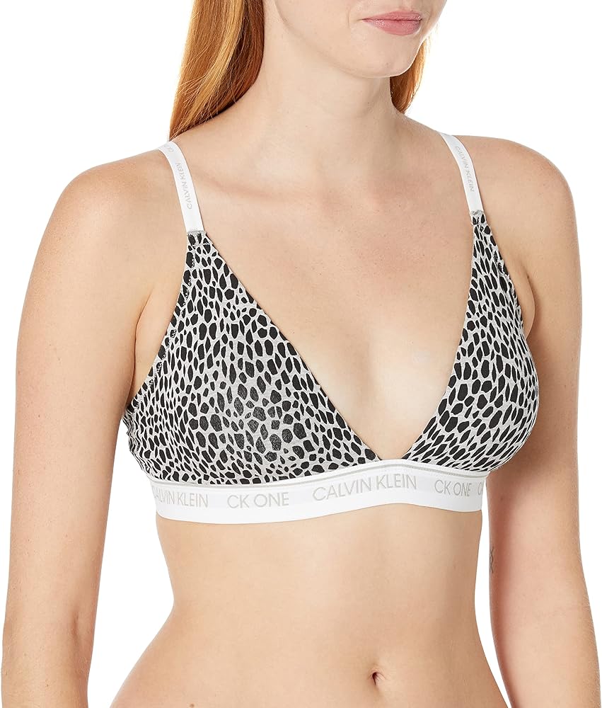 Calvin Klein Women's Ck One Lightly Lined Triangle Wireless Bralette