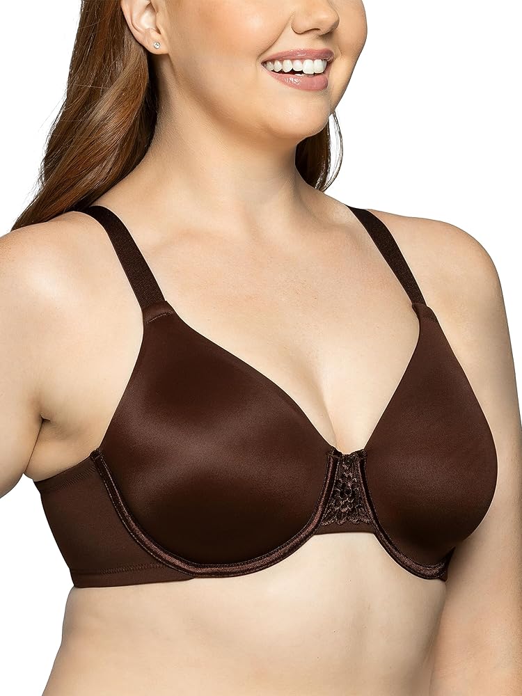 Vanity Fair Women's Beauty Back Smoothing Minimizer Bra, Minimizes Bust Line up to 1.5", Non Padded Cups up to H