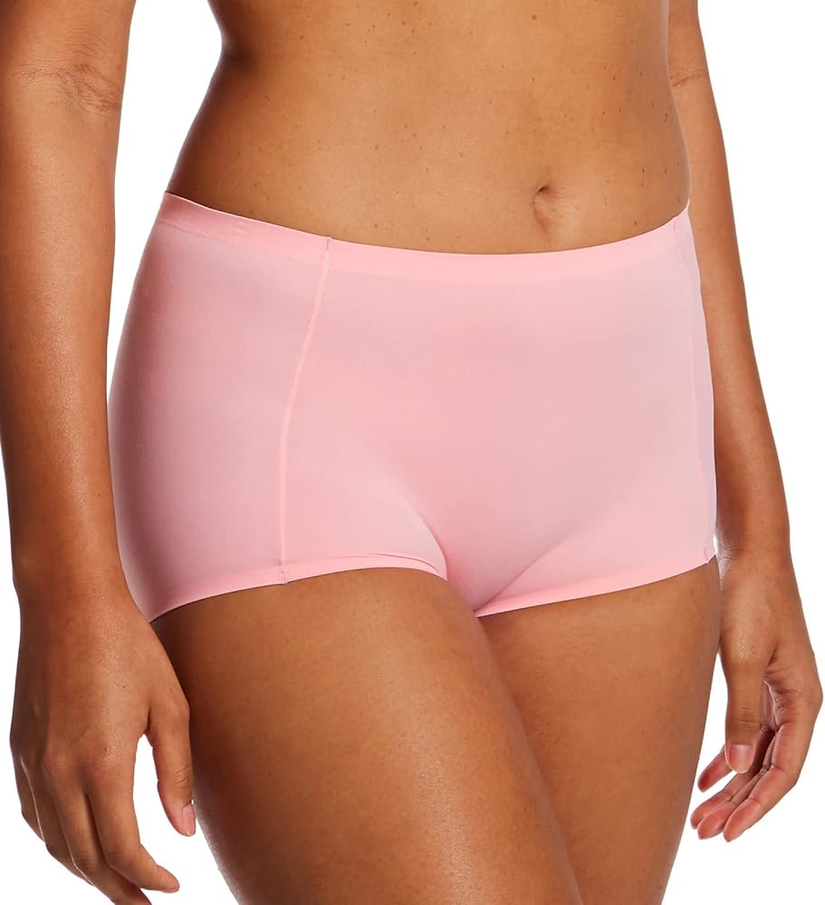 Bali Women's Soft Touch Boyshort Panty, DFSTBS, Rose Bloom Pink, 8