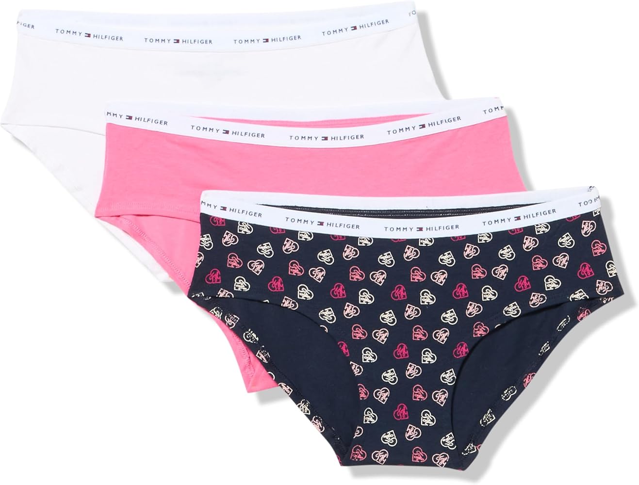 Tommy Hilfiger Women's Cotton Classic Lg Hipster Panties 3-Pack