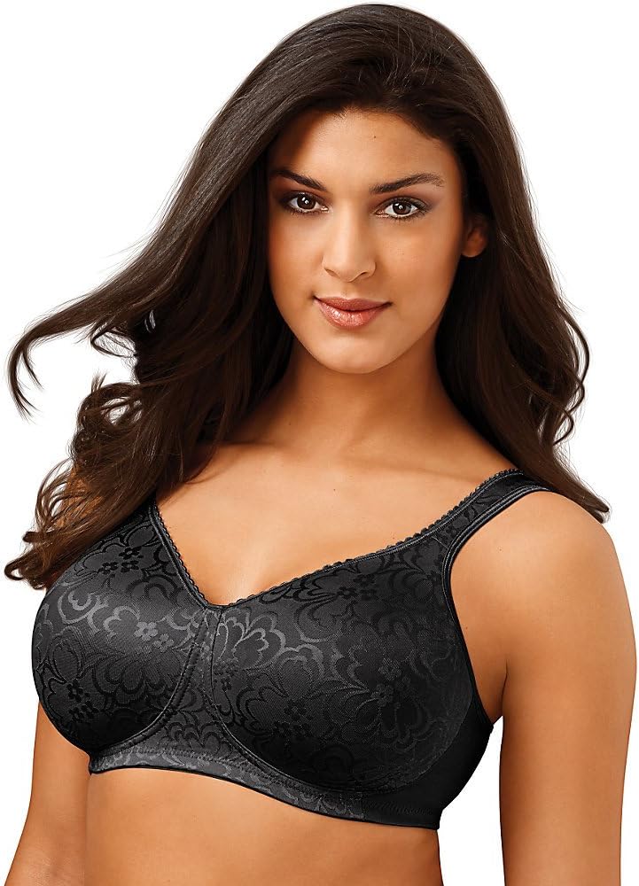 Playtex Women's 18 Hour Ultimate Lift & Support Wirefree Bra, Black, 40D