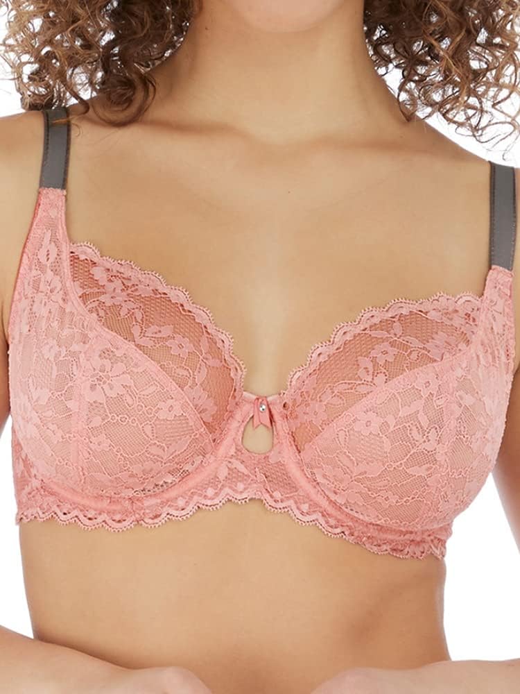 Freya Women's Offbeat Underwire Plunge Bra, Rosehip, 30D