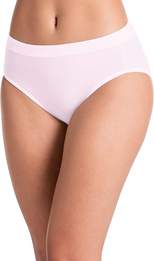 Jockey Women's Underwear Cotton Stretch Hipster, Shell Pink, 6