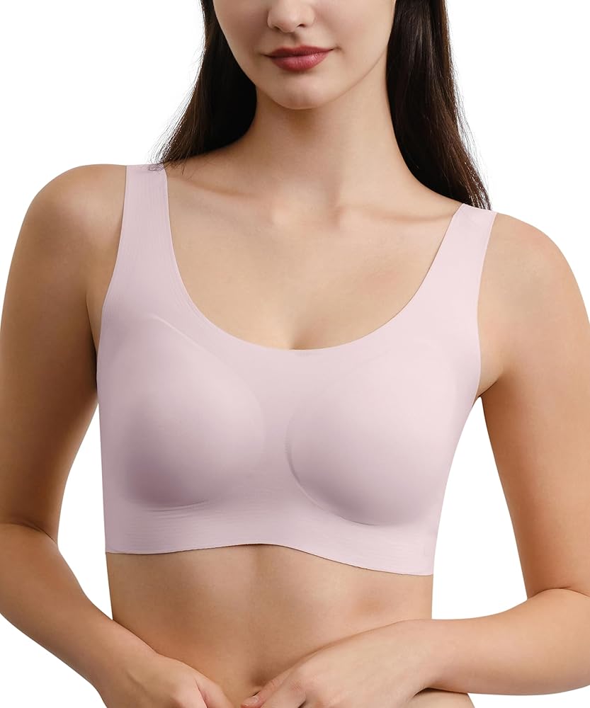 Women's OneSize Wireless Seamless Vest Bras Full Coverage Comfort Revelution