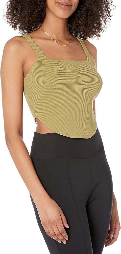 The Drop Women's Hudson Square Neck Sweater Corset