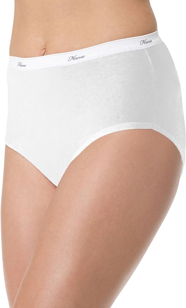 byHanes Hanes Women's Core Cotton Extended Size Brief Panty (Pack Of 5)