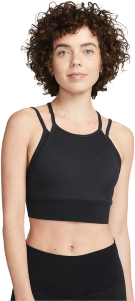 Nike Indy Strappy Women's Light-Support Padded Ribbed Longline Sports Bra