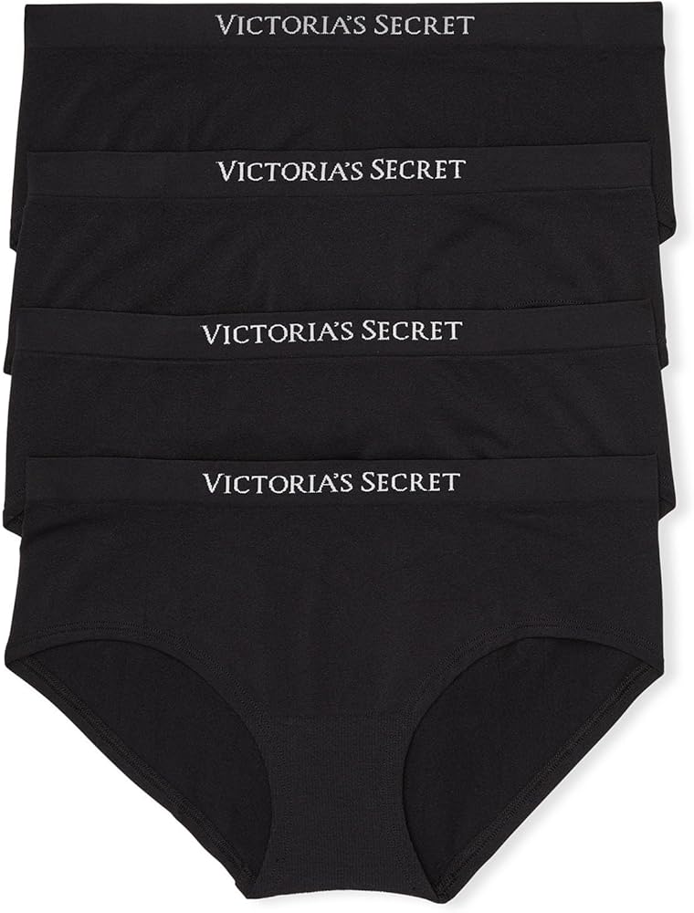 Victoria's Secret Women's Seamless Hipster Underwear, Moderate Coverage Panties for Women, Multi Pack (XS-XXL)