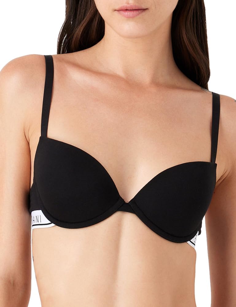 Emporio Armani Women's Iconic Logoband Push Up Bra