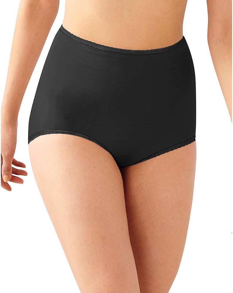 Bali Skimp Skamp Women`s Brief Panty Black