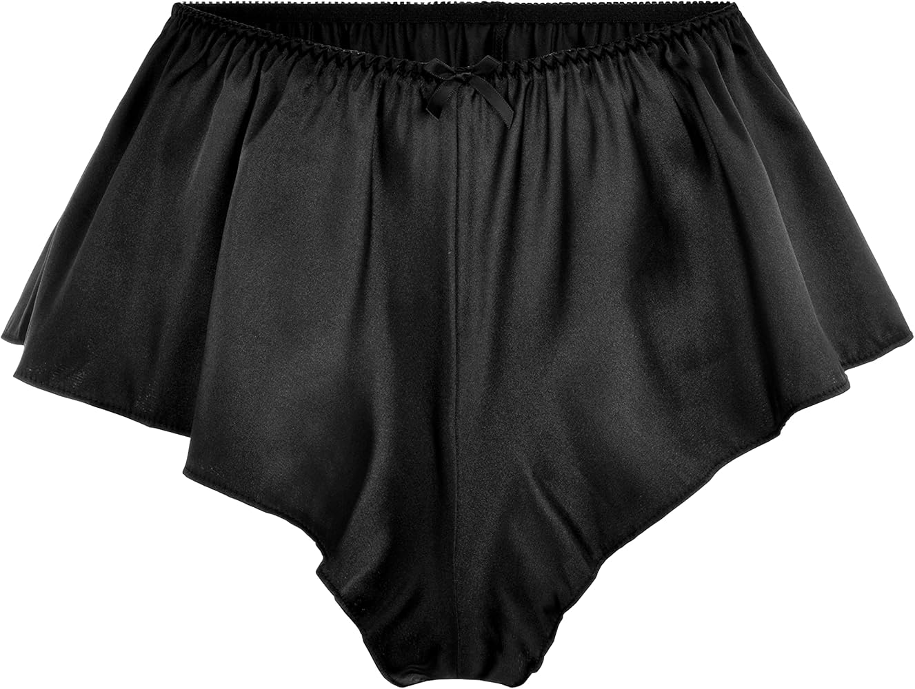 Satini Women's Satin Fluted French Skirt Shorts Knickers Briefs Panties