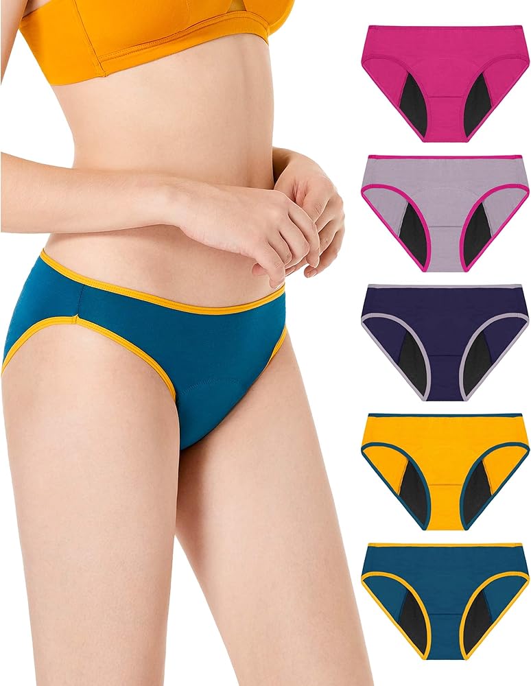 Neione Period Underwear | Menstrual Postpartum Underpants | Women Girls Bikini Panties