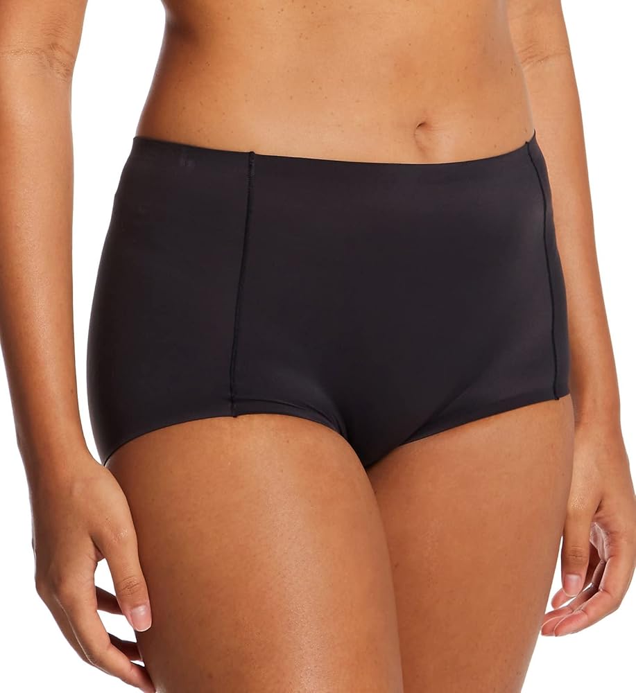 Bali Women's Soft Touch Boyshort Panty, DFSTBS, Black, 9