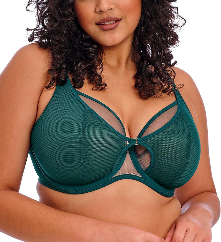 Elomi Women's Kintai Underwire Plunge Bra Deep Teal