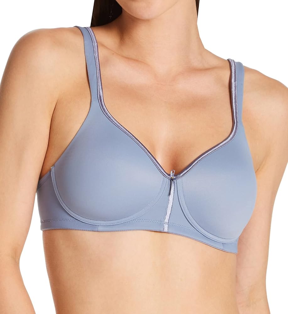 Vanity Fair Body Caress Beauty Back Convertible Wire-Free Bra, 36C, Blue Willow